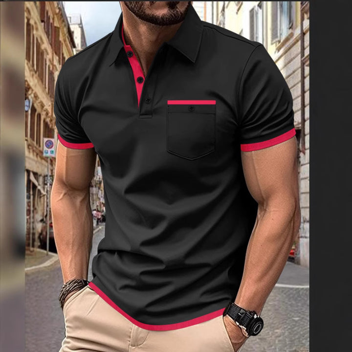 Herren Kurzarm Polohemd Aliams