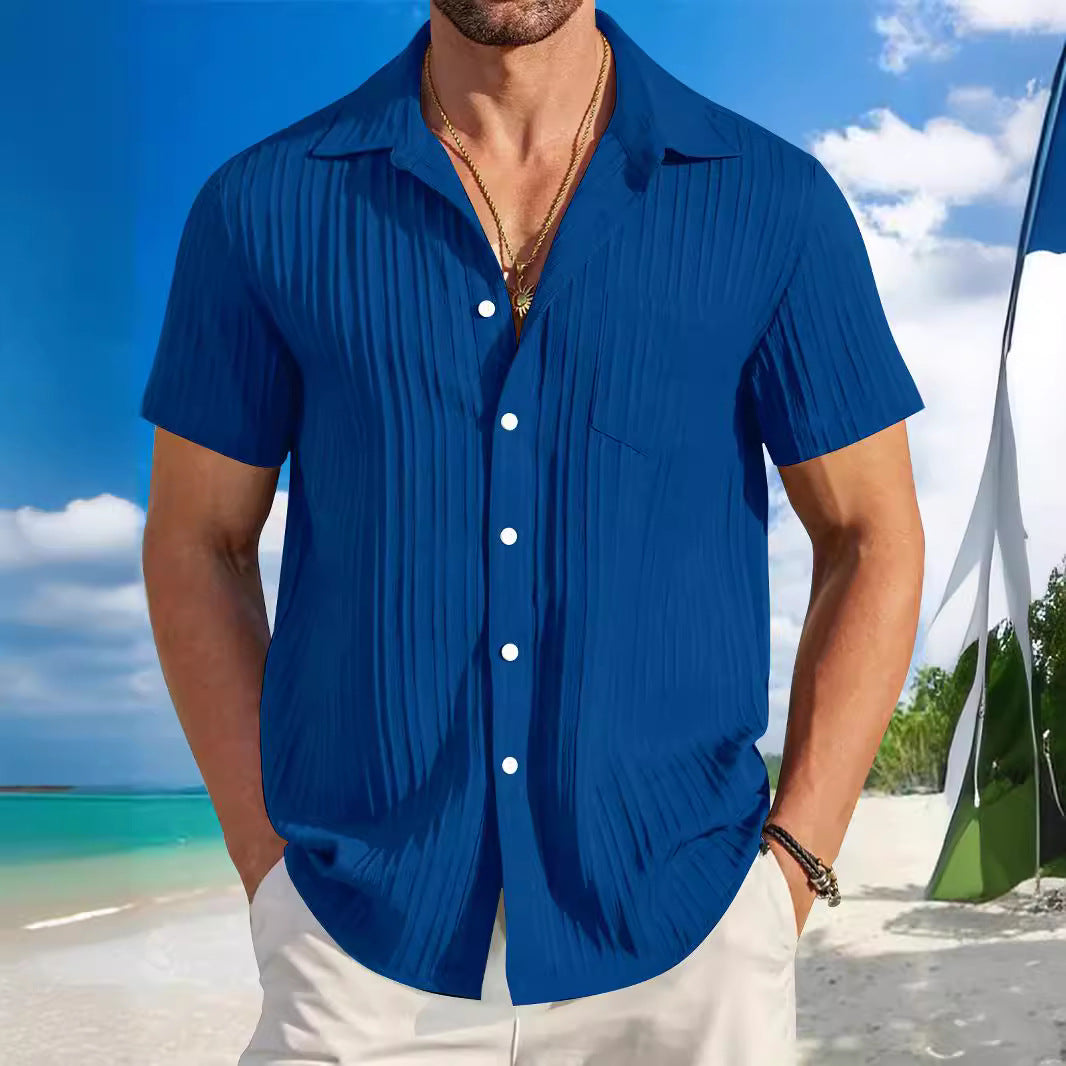 Herren Kurzarm Hemd Aliams