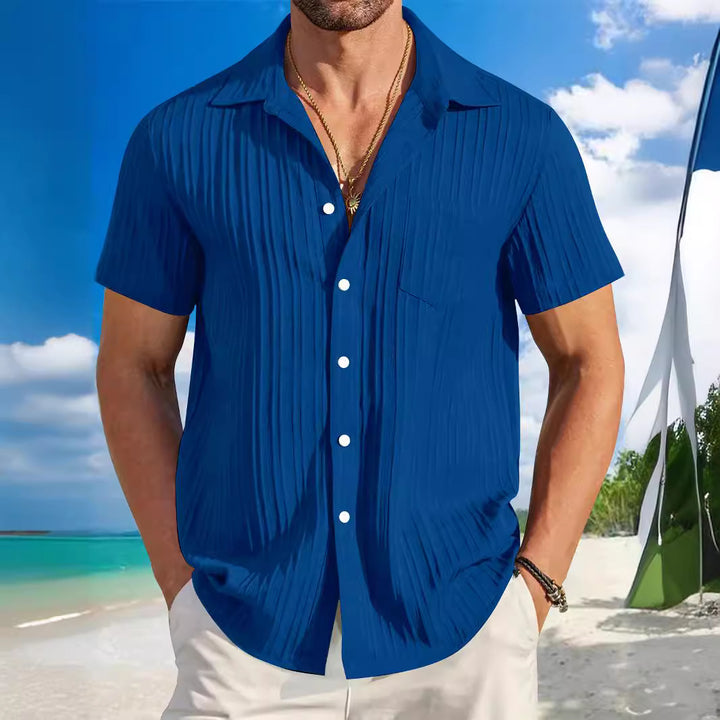 Herren Kurzarm Hemd Aliams