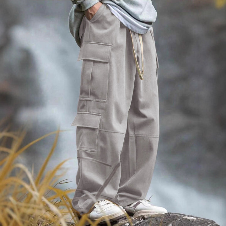 Herren Cargo-Hosen mit praktischen Seitentaschen und entspannter Passform Aliams