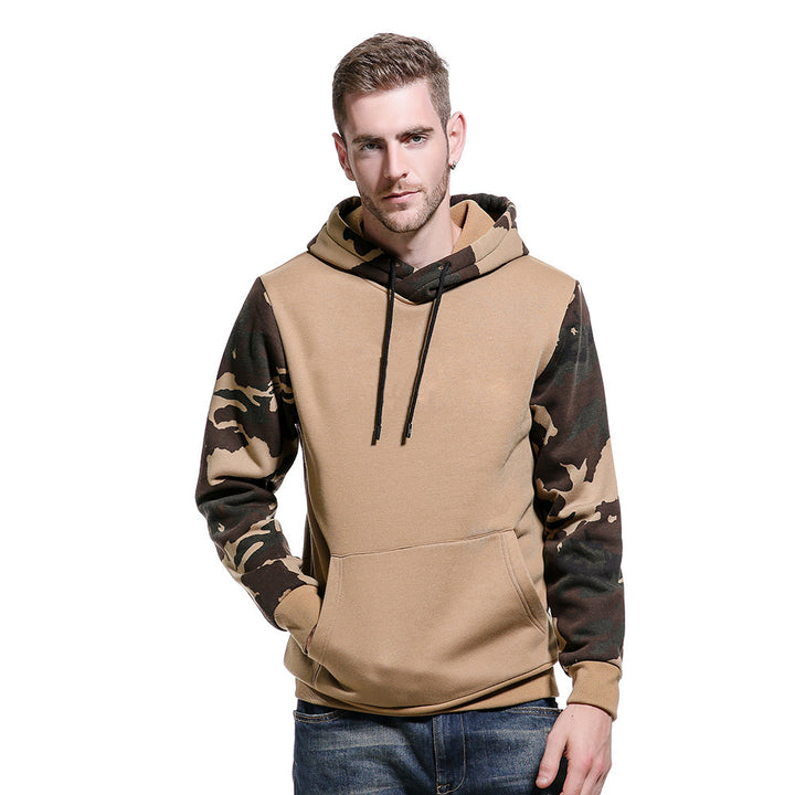 Herren Kapuzenpullover mit modernem Camouflage-Design Aliams