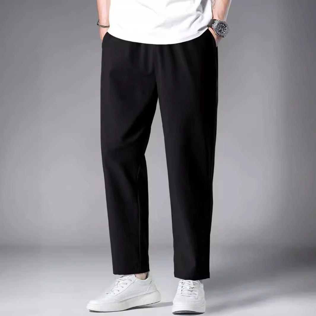 Herren elegante Relaxed-Fit Hose Aliams
