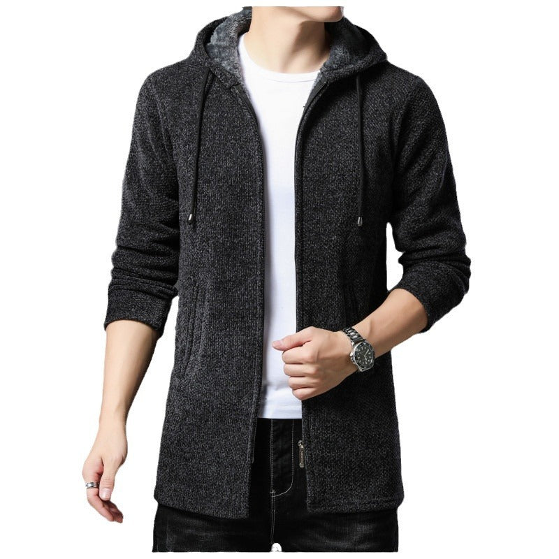 Herren urbane Freizeitjacke mit Kapuze Aliams