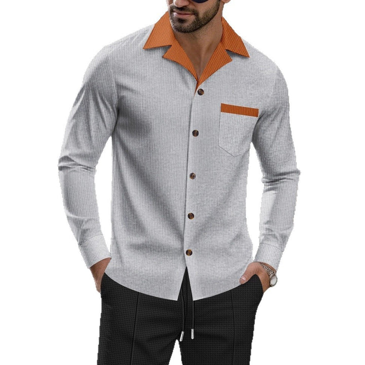 Herren Schicke Langarmhemd Aliams