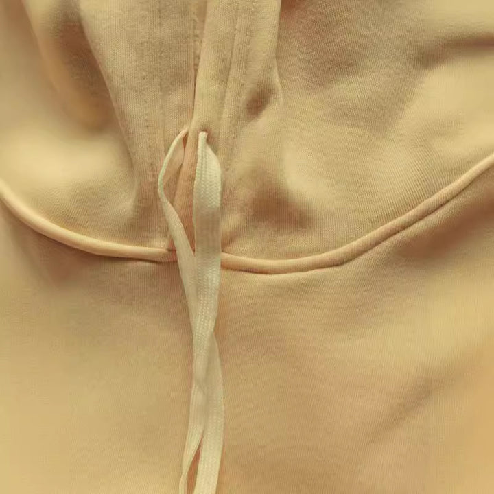 Herren Kapuzenpullover und Jogginghose Set mit kreativem Dollarzeichen-Motiv Aliams