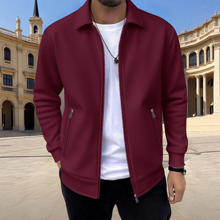 Herren Sportliche Steppjacke mit seitlichen Reißverschlusstaschen Aliams