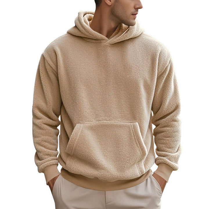 Herren Fleece-Hoodie mit einzigartiger Struktur Aliams