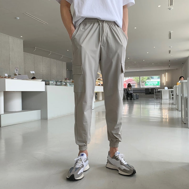 Herren Cargo-Hose mit elastischem Bund und praktischen Seitentaschen Aliams