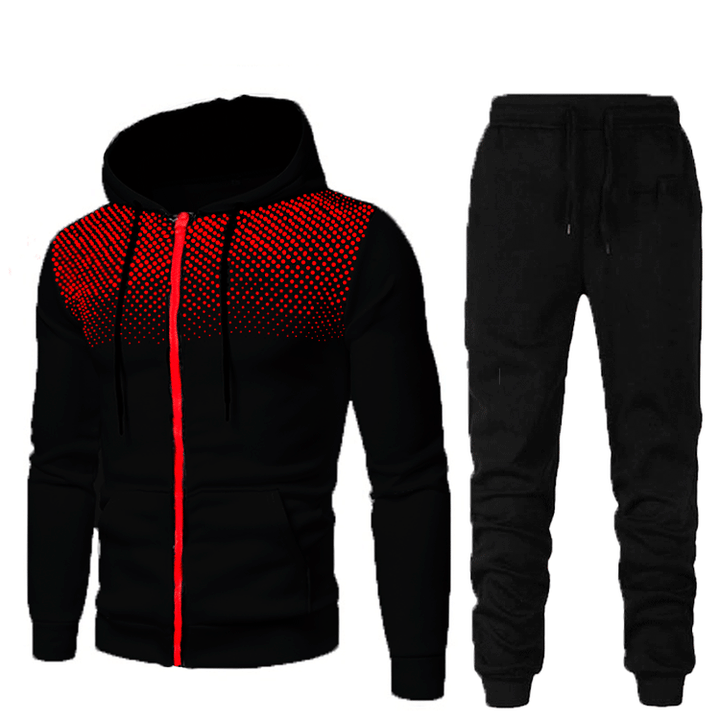 Herren sportliches Hoodie-und Jogginghose-Set mit atmungsaktiver Technologie Aliams