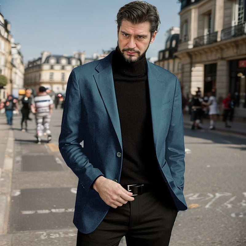 Herren Eleganter Einreiher-Blazer Aliams