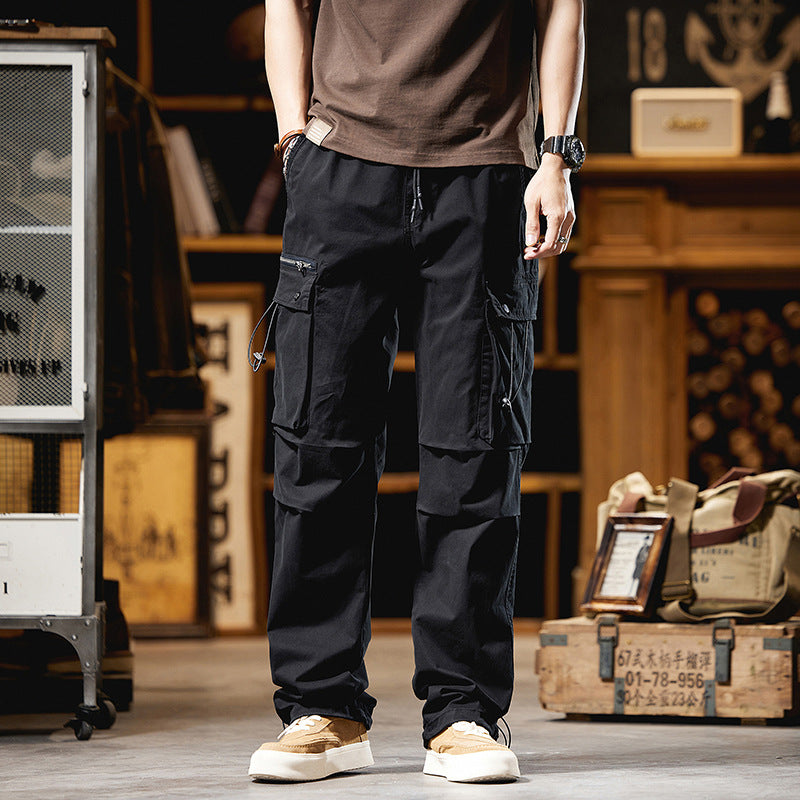 Herren Cargo-Style Hose mit mehreren Taschen Aliams