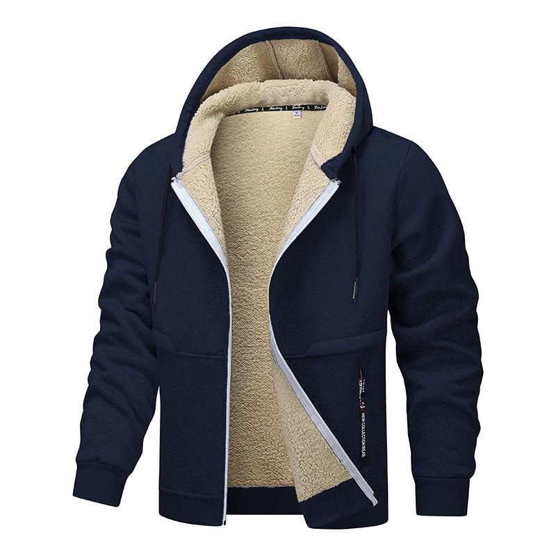 Herren warme Fleecejacke mit funktionalem Schnitt Aliams