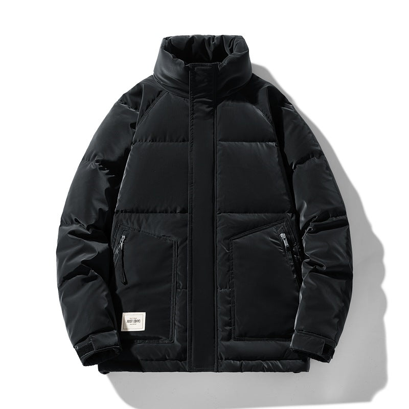 Herren isolierte Pufferjacke mit höherem Kragen Aliams