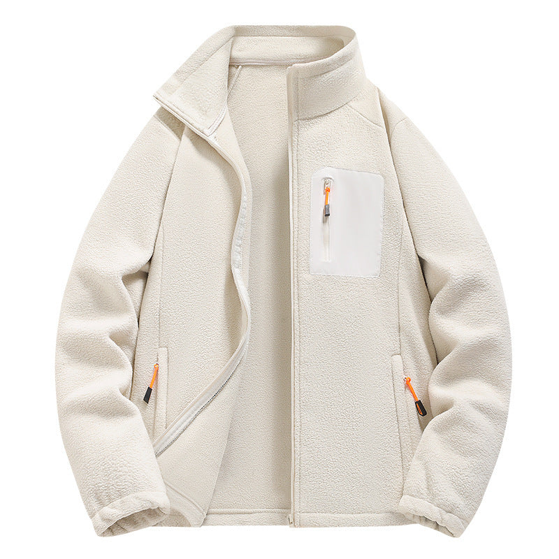 Herren Fleecejacke mit praktischen Reißverschlusstaschen Aliams