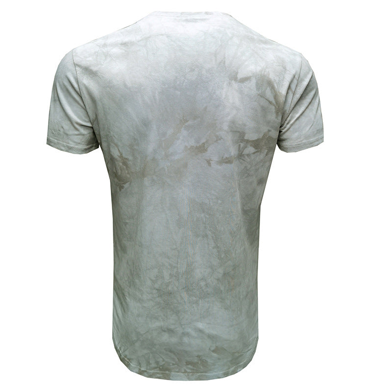 Herren T-Shirt mit angesagtem Batik-Muster und hochwertiger Baumwolle Aliams