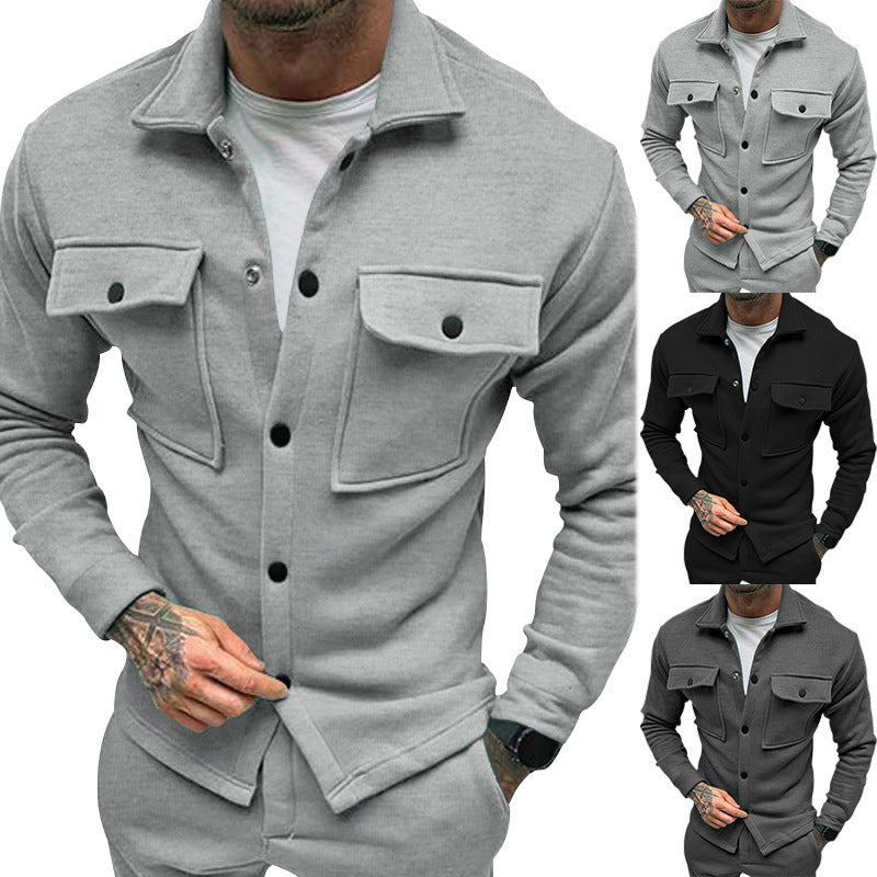 Herren Utility Jacke mit praktischen Taschen und modernem Schnitt Aliams