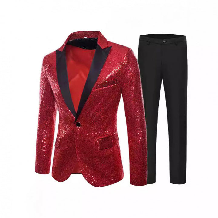 Herren Glitzer-Smokinganzug Aliams