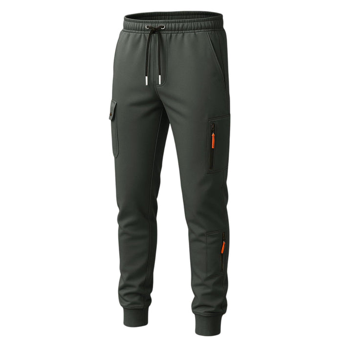 Herren funktionale Cargo-Jogginghose mit Taschen Aliams