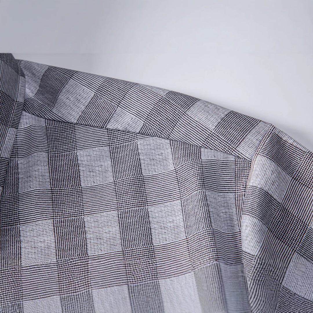 Herren Kurzarmhemd im eleganten Karomuster Aliams