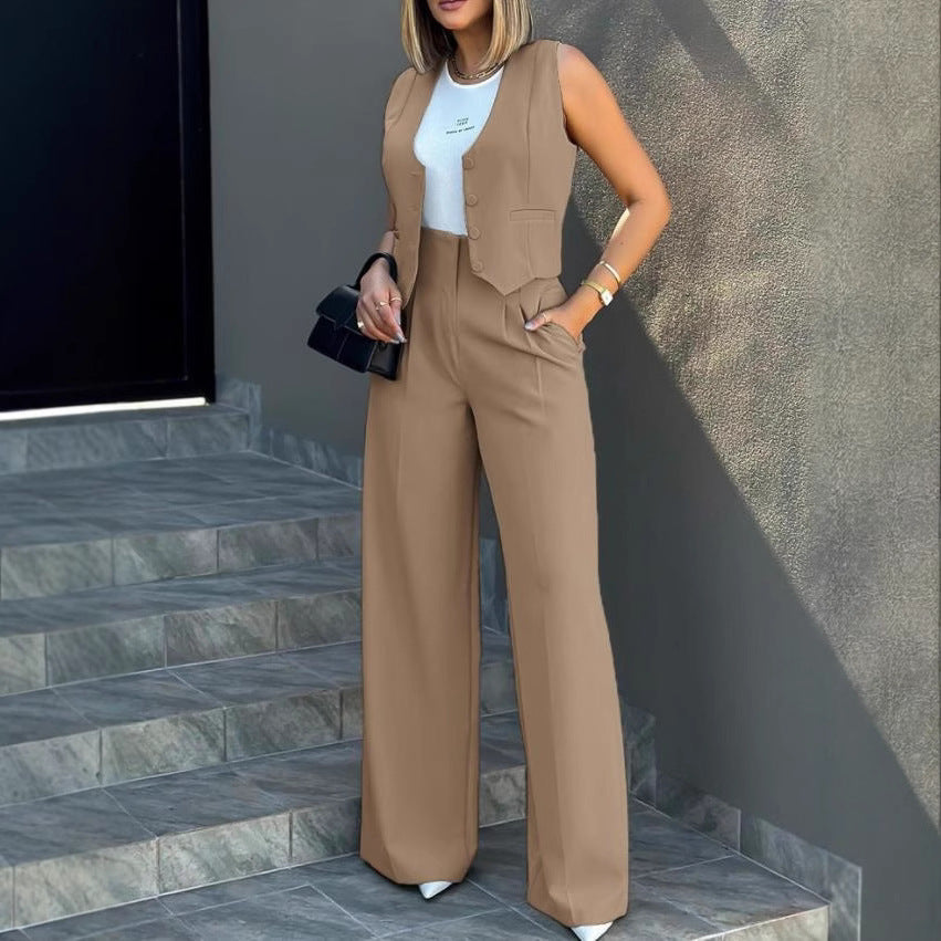 Damen Elegantes und modernes Zweiteiler Ensemble Aliams