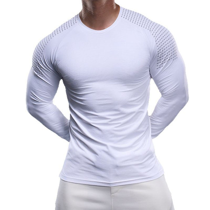 Herren funktionales Langarmshirt mit innovativer Mesh-Struktur Aliams