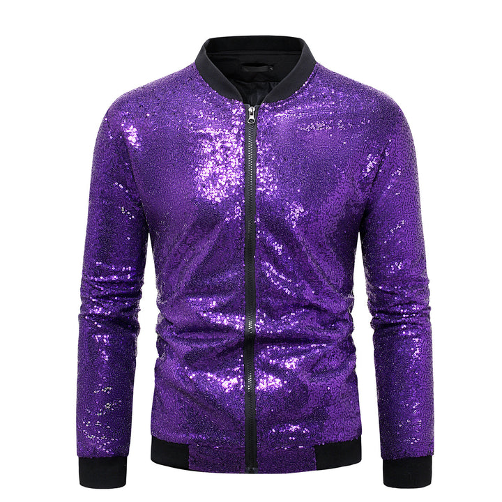 Herren Sportlicher Funktionsblazer mit Pailletten Aliams