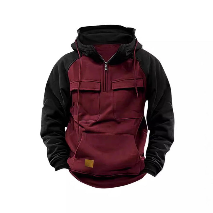 Herren Funktioneller Hoodie mit praktischen Taschen und innovativem Design Aliams