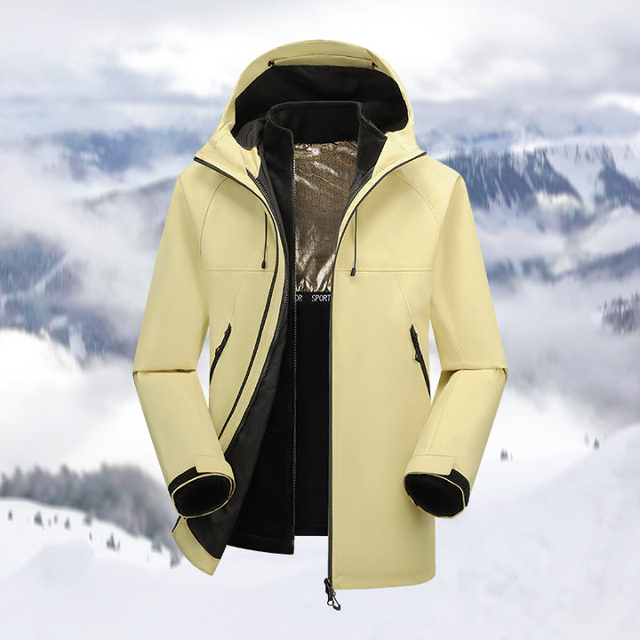 Herren Outdoor-Jacke mit winddichter und wasserabweisender Beschichtung Aliams