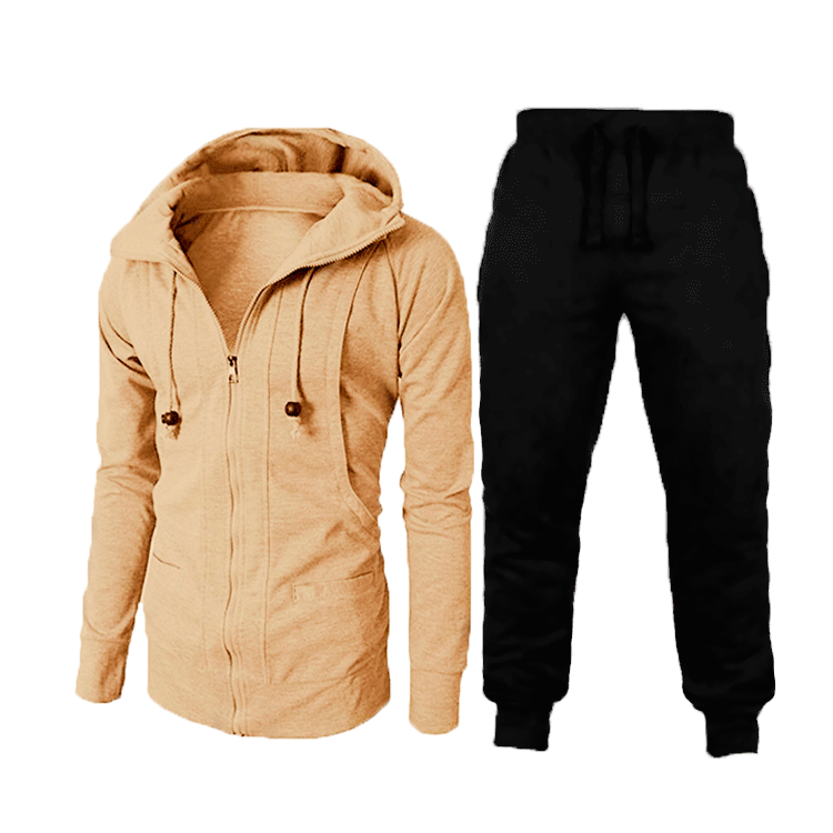 Herren Sportlicher Trainingsanzug mit modernem Schnitt und praktischen Taschen Aliams