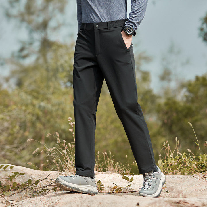 Herren funktionale Sommerhose mit elastischem Bund und praktischen Seitentaschen Aliams