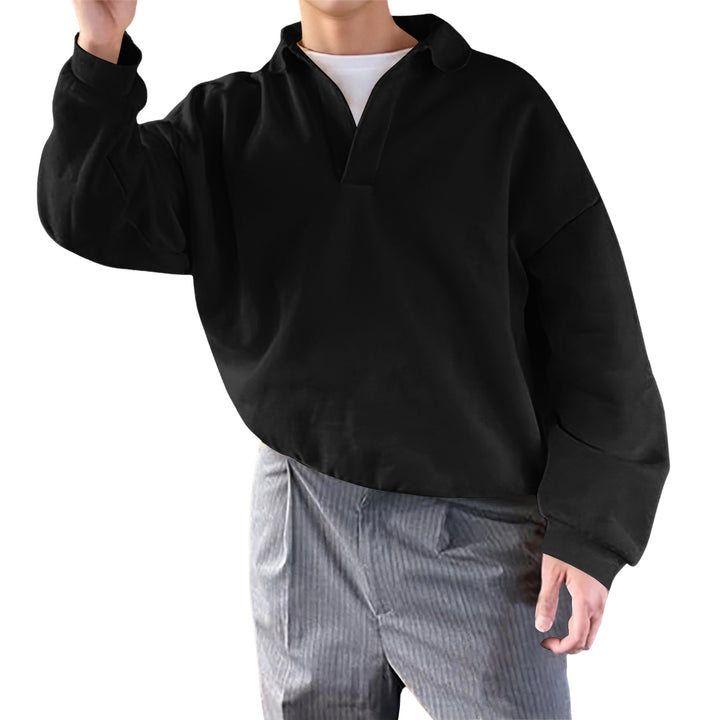 Herren Pullover mit V-Ausschnitt und Langarm Aliams