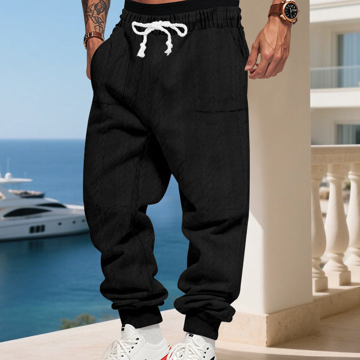 Herren gemusterte lässige Jogginghose Aliams