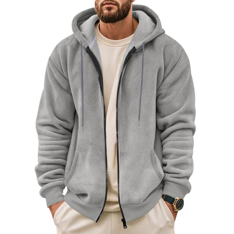 Herren Kapuzenpullover mit innovativem Material und praktischen Taschen Aliams