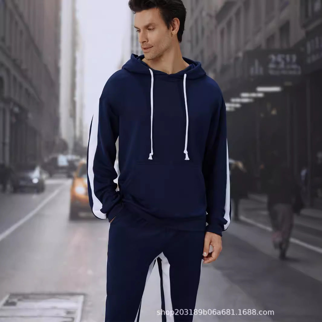 Herren Sportliches Hoodie und Jogginghose Set Aliams