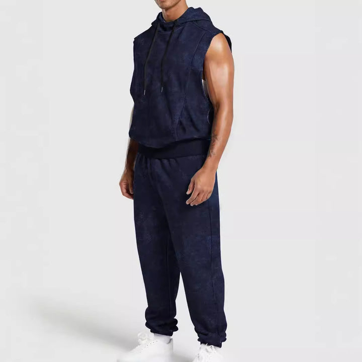 Herren sportliches Kapuzenshirt und Jogginghose Set Aliams