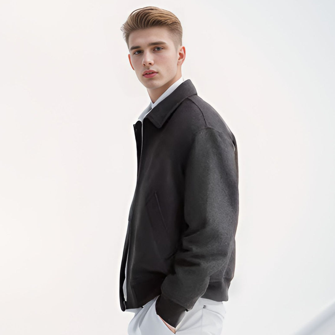 Herren Fleecejacke im sportlichen Stil mit praktischem Reißverschluss und seitlichen Taschen Aliams