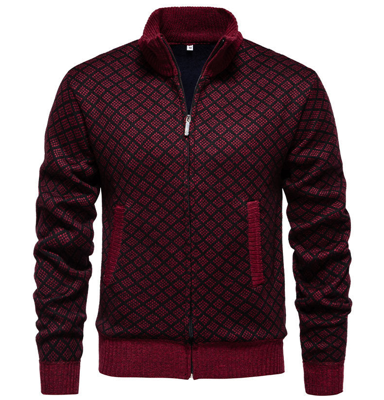 Herren gesteppte Sweatjacke Aliams