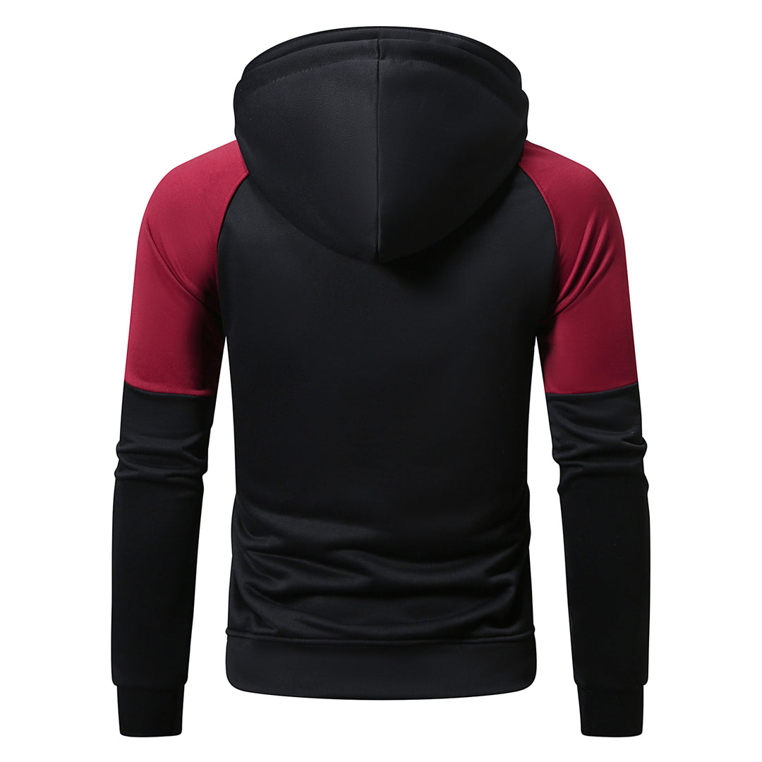 Herren sportlicher Kapuzenpullover mit einzigartigem Farbblock-Design Aliams