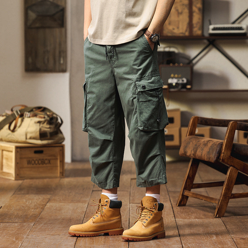 Herren Cargo-Hose mit multifunktionalen Taschen und elastischem Bund Aliams 1758210203
