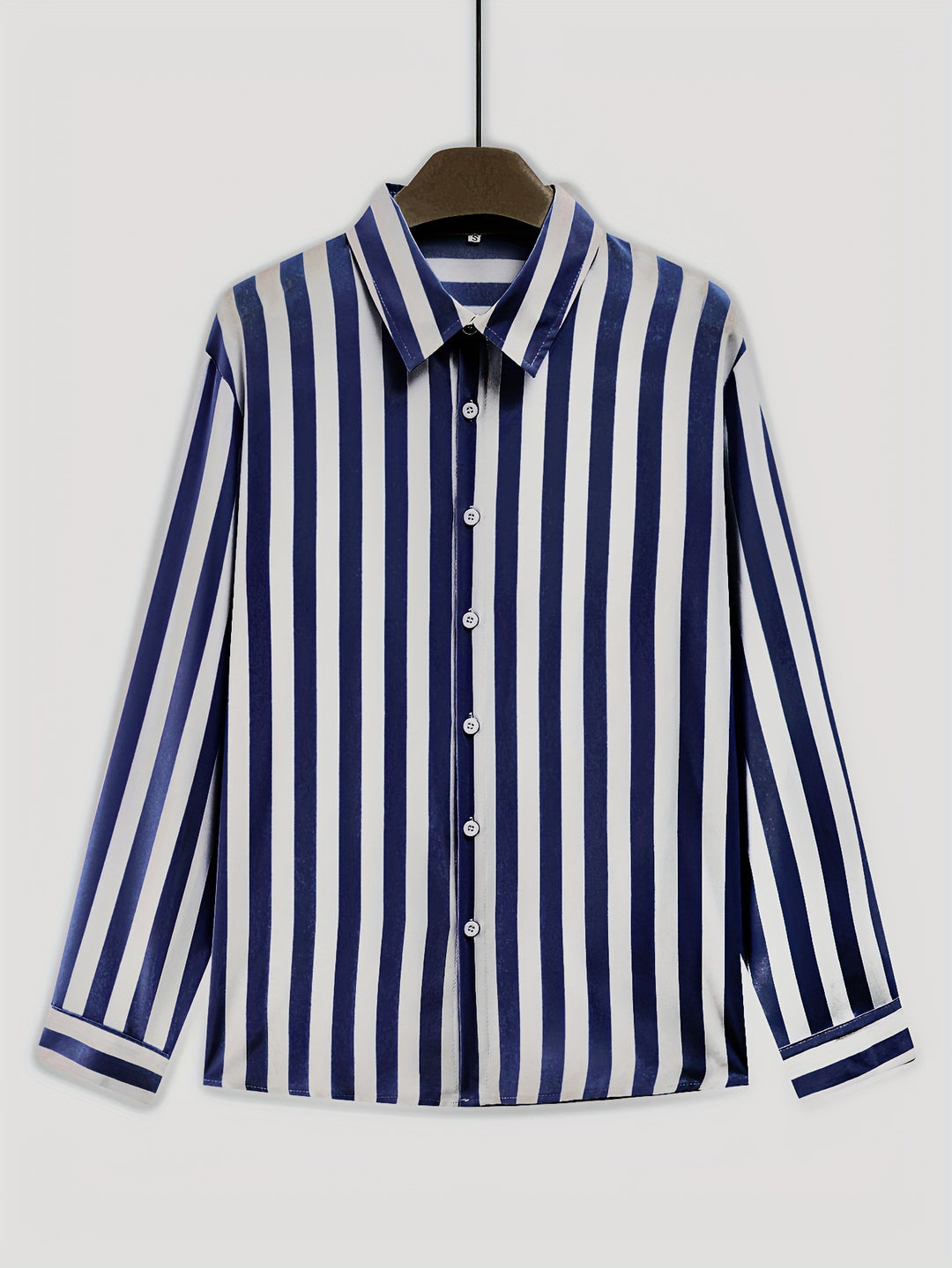 Herren gestreiftes Businesshemd Aliams