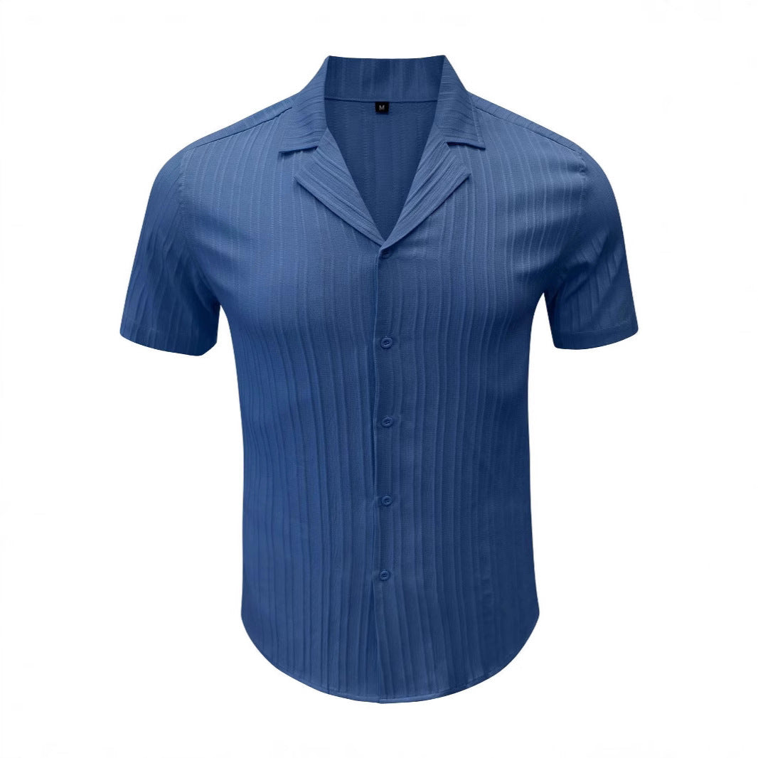 Herren Kurzarm Hemd Aliams