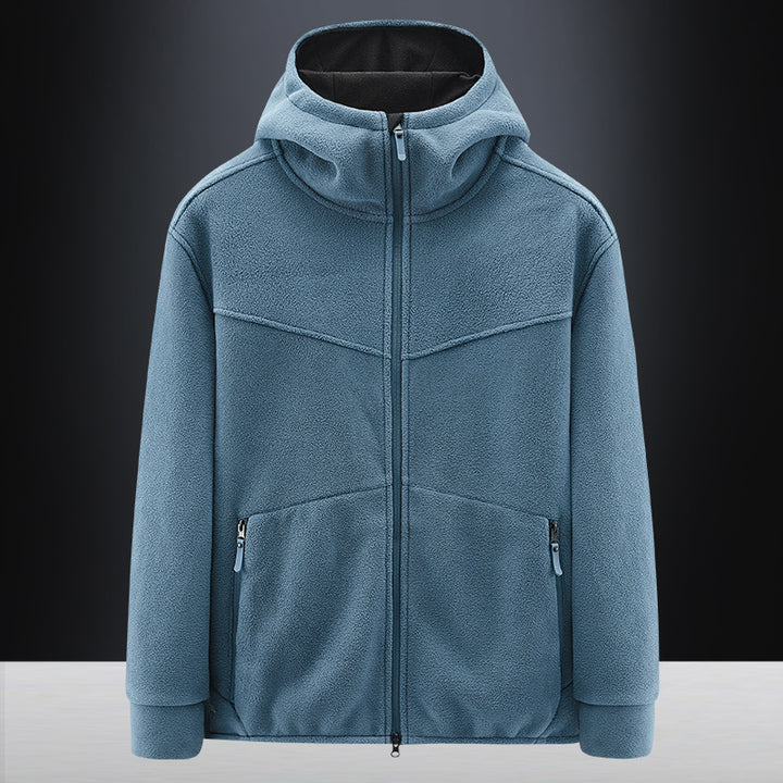 Herren Fleecejacke mit ergonomischer Passform und praktischen Reißverschlusstaschen Aliams