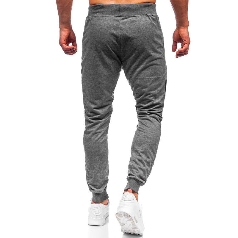 Herren Sportliche Jogginghose mit atmungsaktivem Material und funktionalen Taschen Aliams