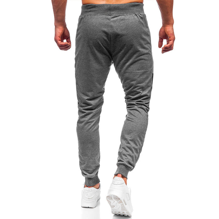 Herren Sportliche Jogginghose mit atmungsaktivem Material und funktionalen Taschen Aliams