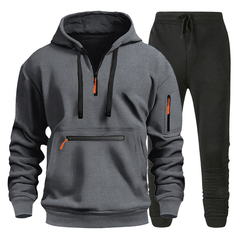 Herren Sportlicher Hoodie mit Jogginghose Aliams