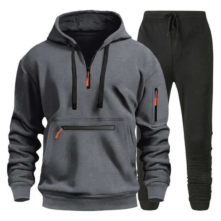 Herren Sportlicher Hoodie mit Jogginghose Aliams