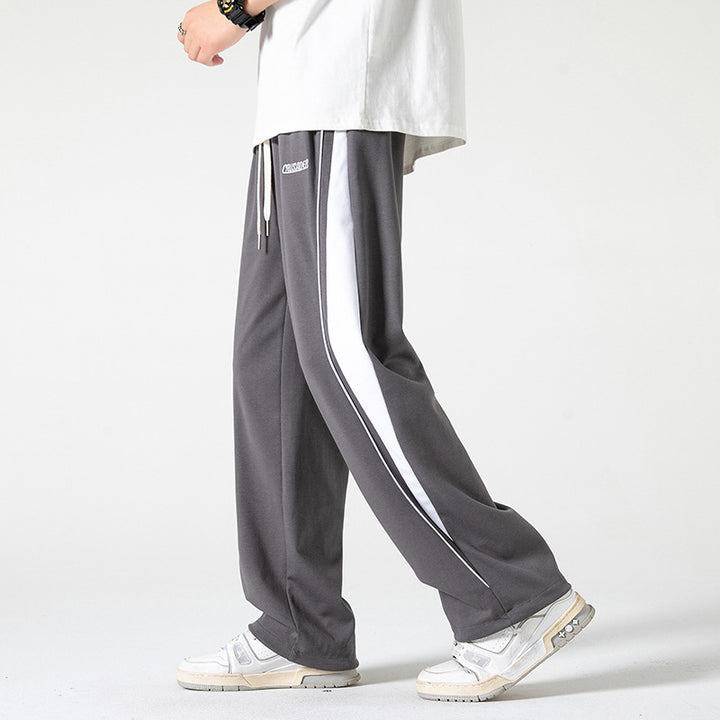 Herren Sportliche Freizeithose mit Kontraststreifen Aliams