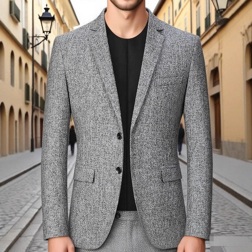 Herren strukturiertes Blazer Outfit Aliams