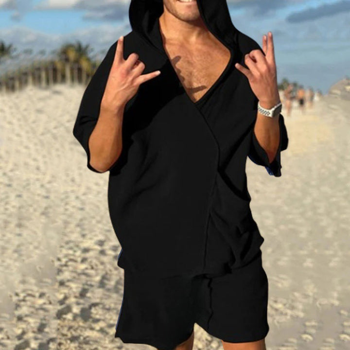 Herren Freizeit Hoodie mit praktischen Taschen und lässigem Look Aliams