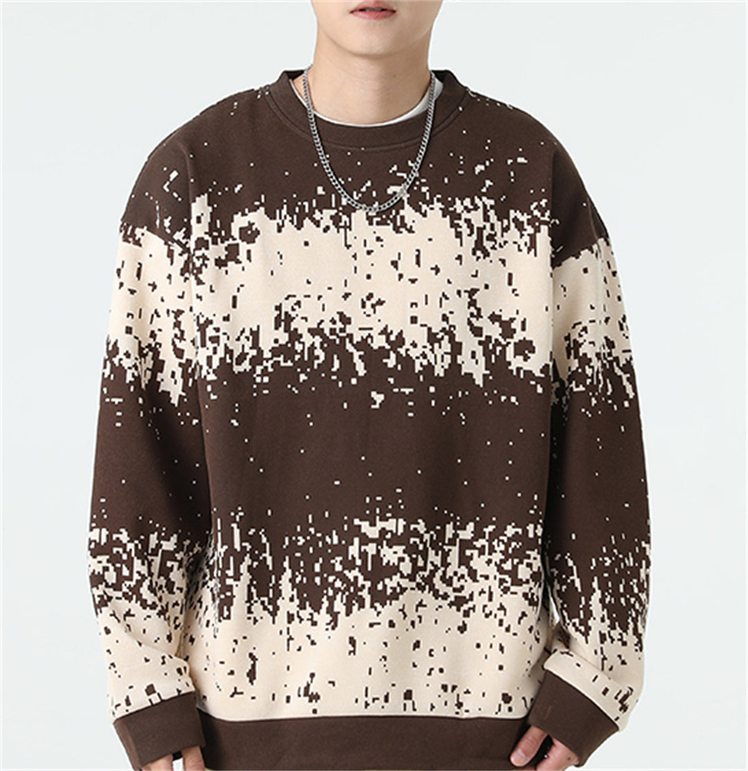 Herren Sweatshirt mit modernem Digitaldruck Aliams